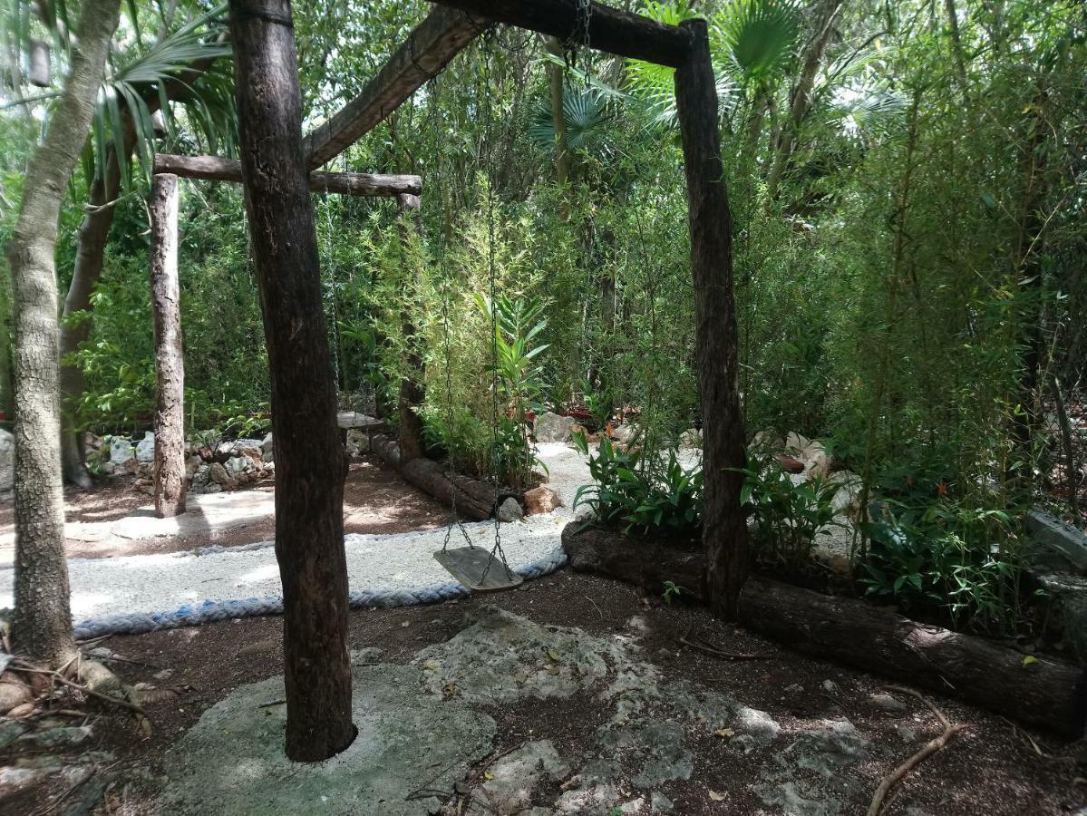 Casita Rustica En La Selva Hotel Cancun Ngoại thất bức ảnh